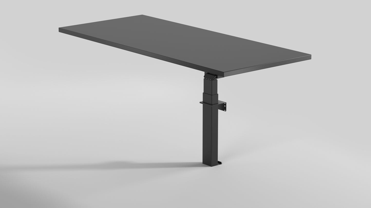 LINAK WALL Solo Height Adjustable Wall-Mounted Desk Frame with LINAK Smart Control