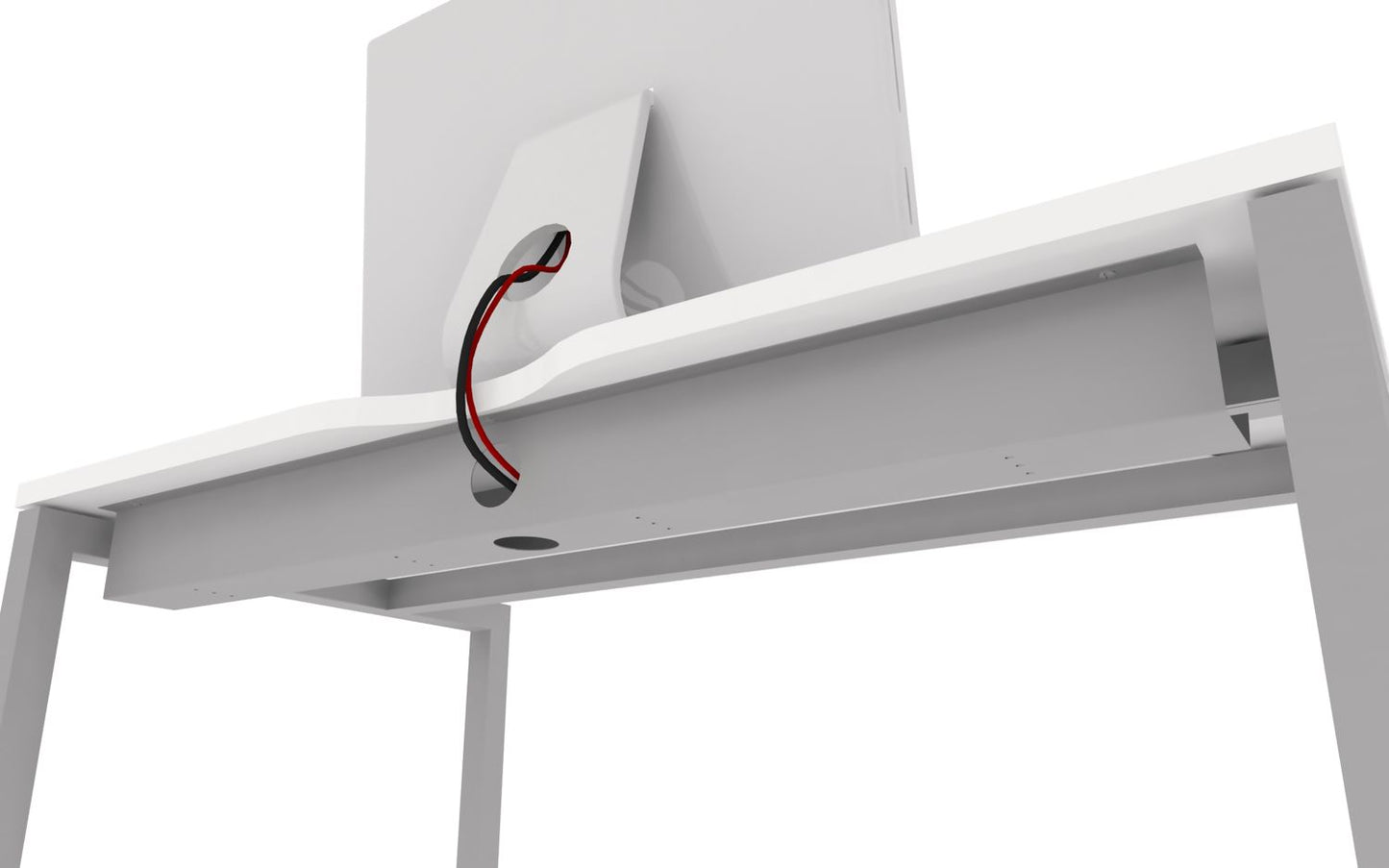 Cable Management Tray - Silver