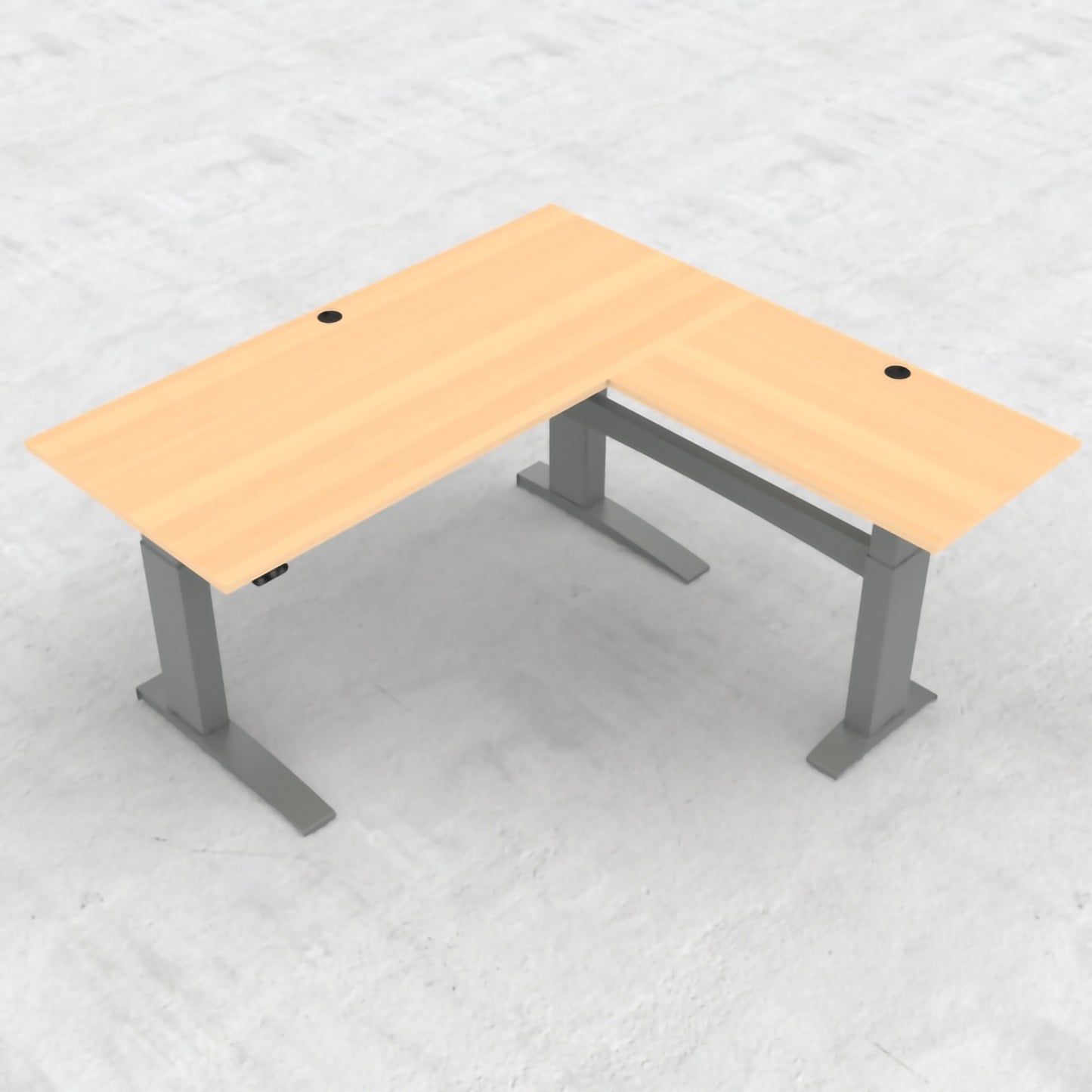 ConSet 501-11 Corner Height Adjustable Sit Stand Desk