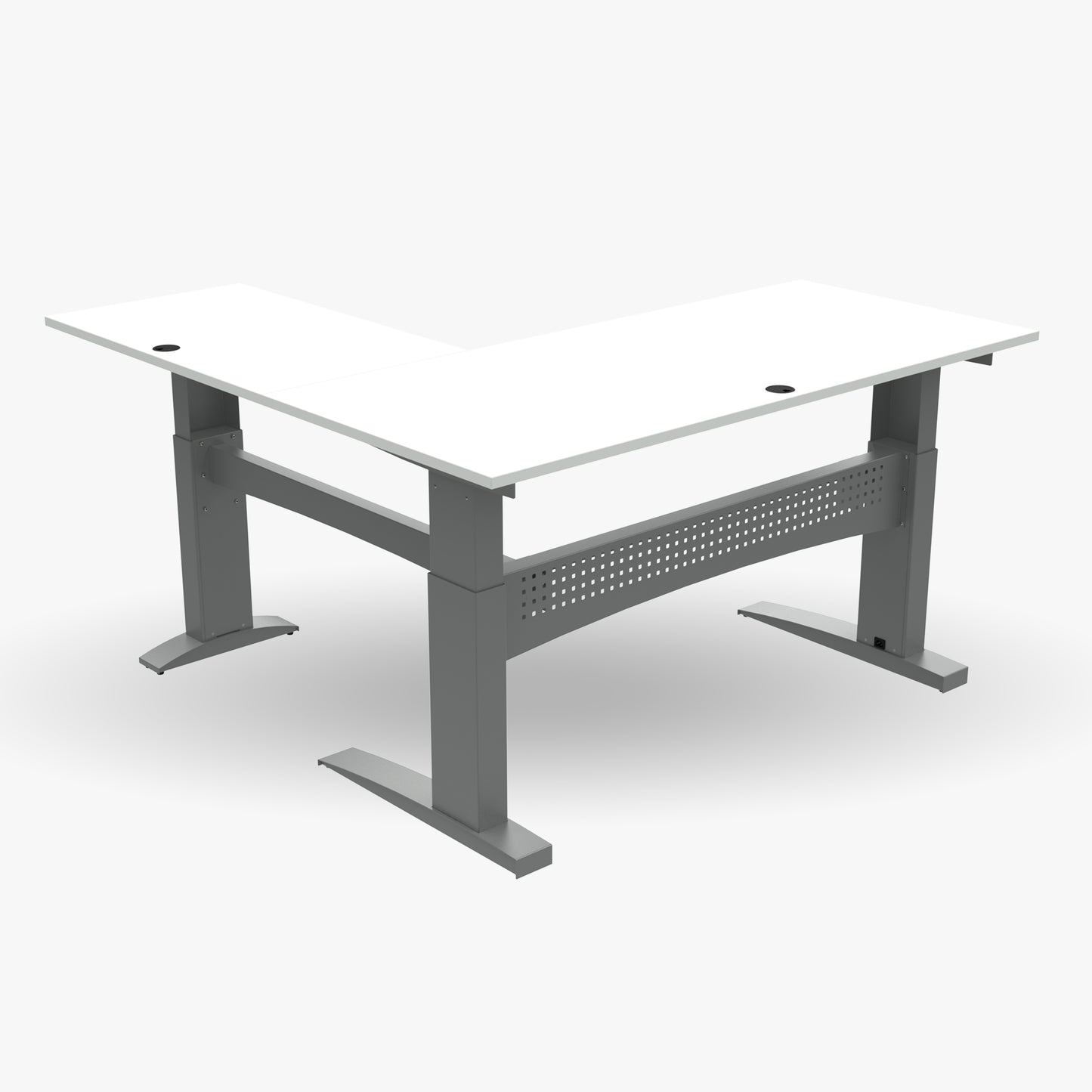 ConSet 501-11 Corner Height Adjustable Sit Stand Desk
