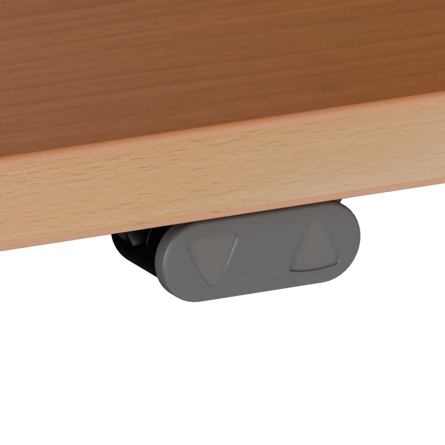 ConSet 501-39 Two Column Wall Mounted Standing Desk, White Frame
