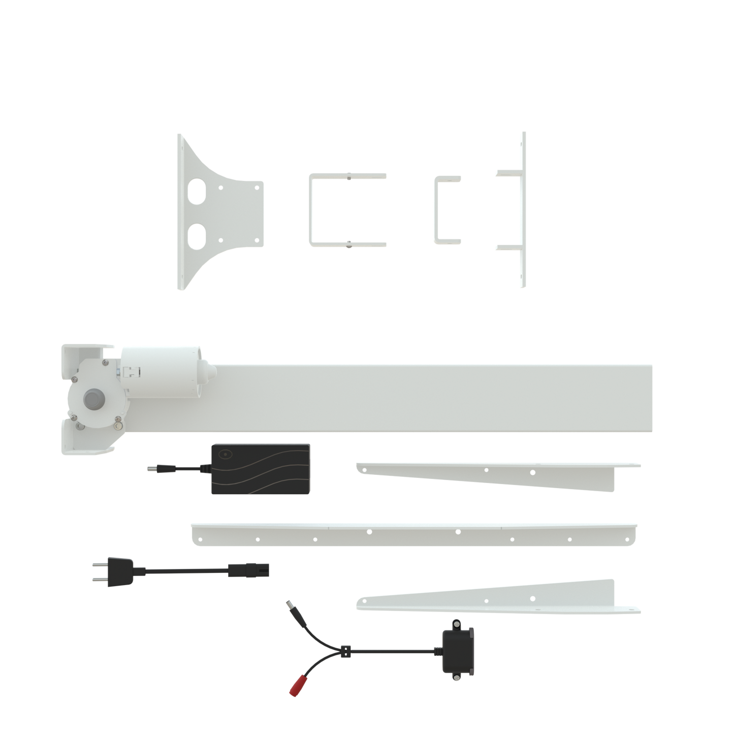ConSet 501-9 Electric Height Adjustable Wall Mounted Desk Frame