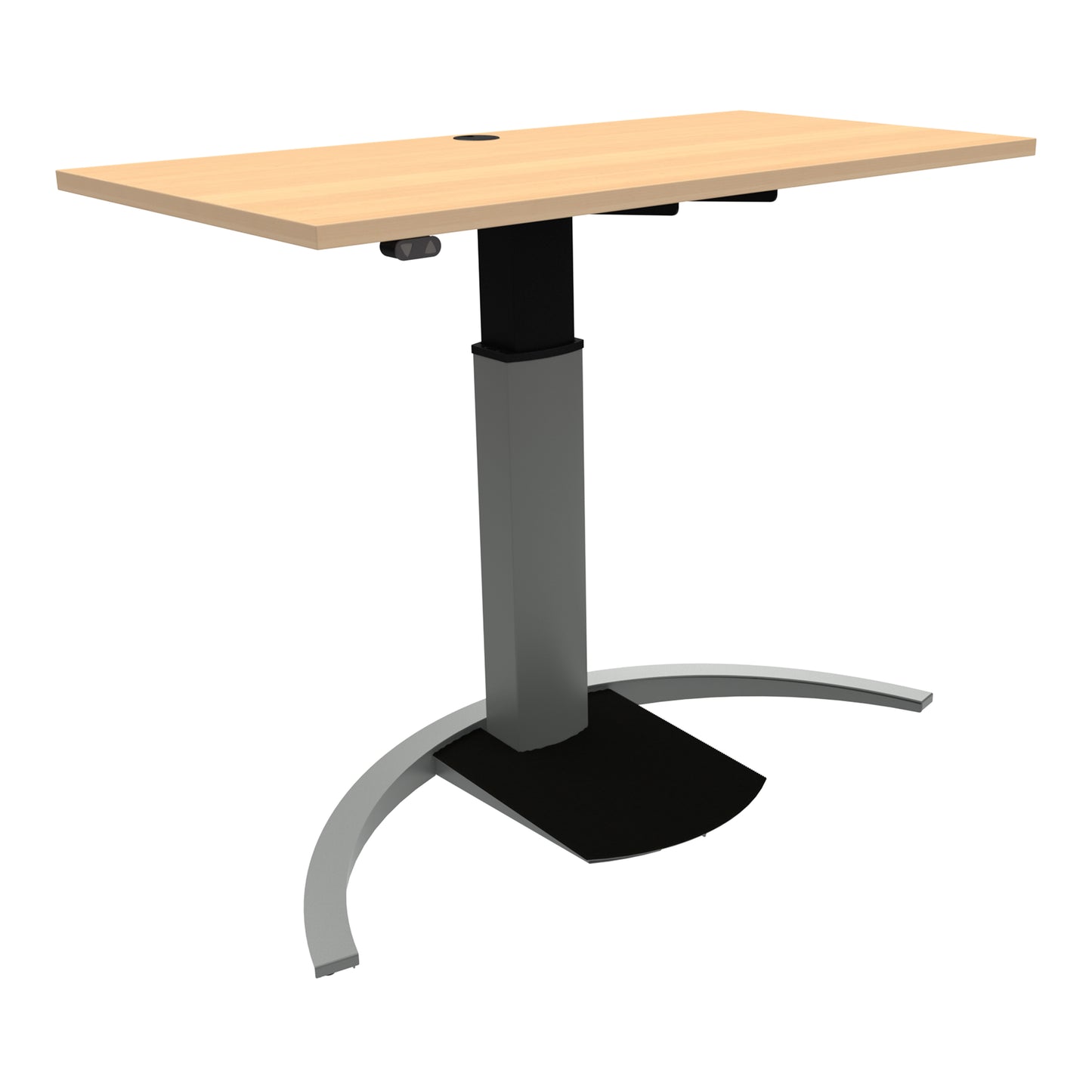 ConSet 501-19 120 Electric Height Adjustable Single Leg Sit Stand Desk