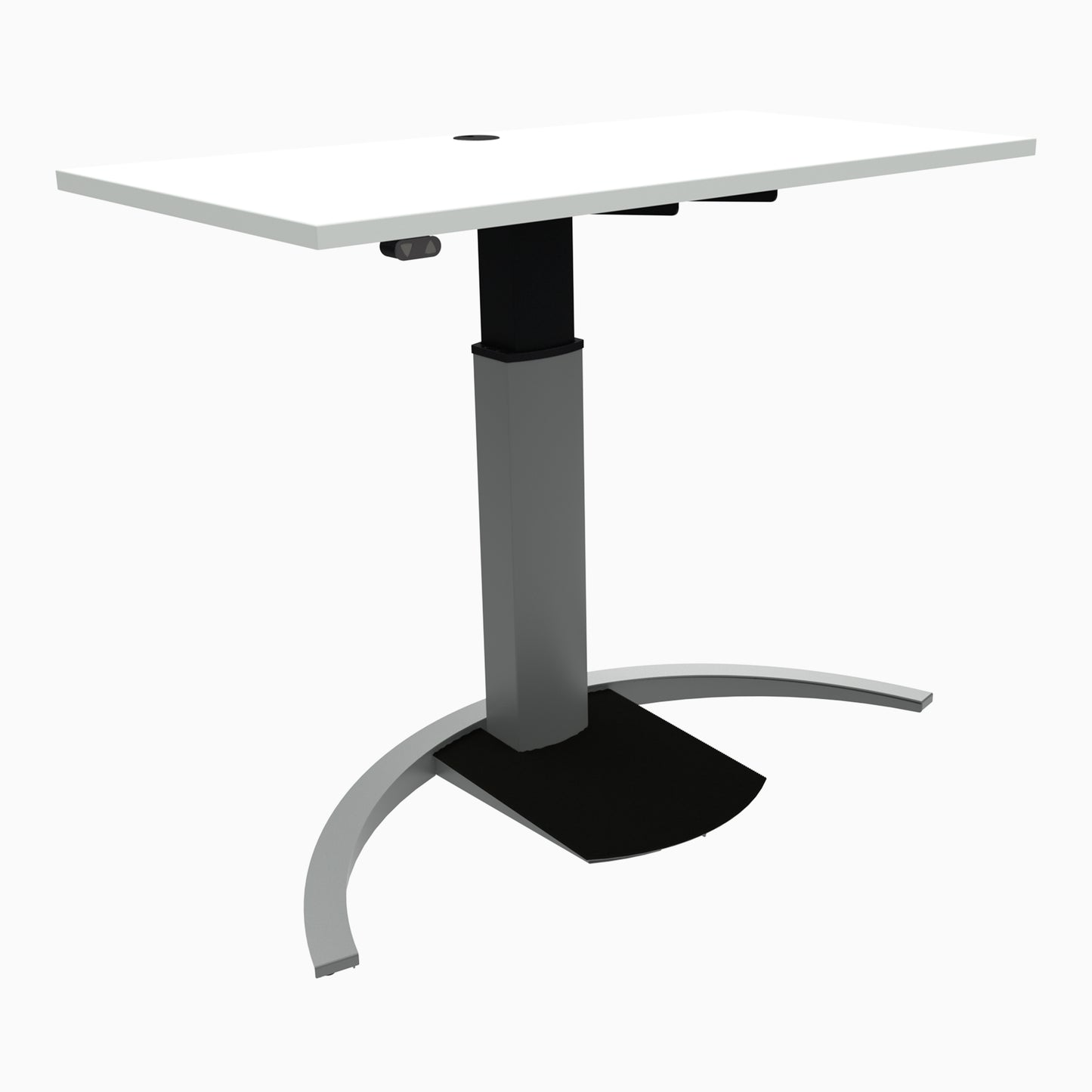 ConSet 501-19 120 Electric Height Adjustable Single Leg Sit Stand Desk