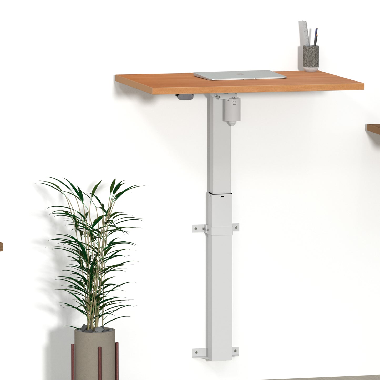 ConSet 501-9 Electric Height Adjustable Wall Mounted Desk Frame