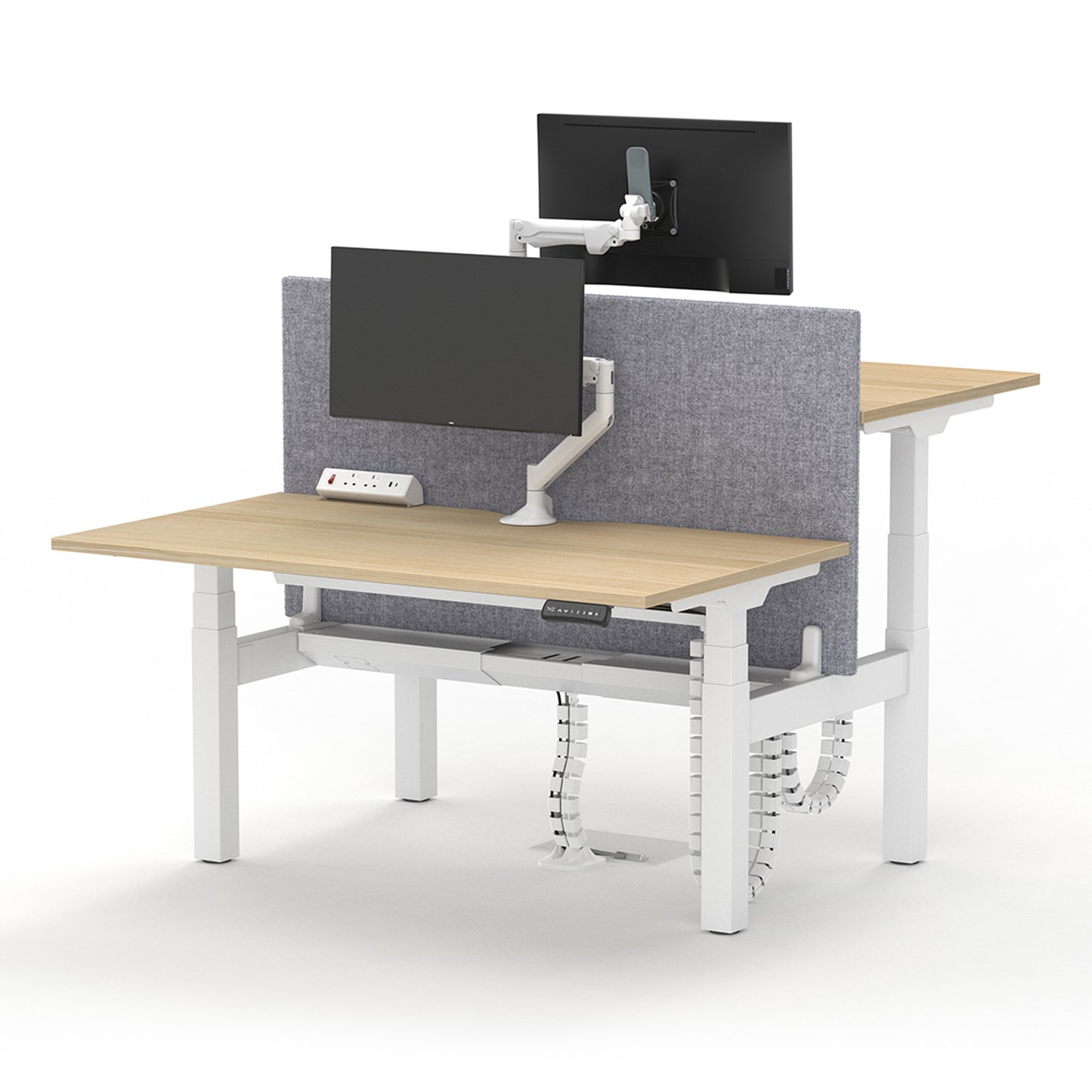 Alto 2 Sit-Stand Bench Desk