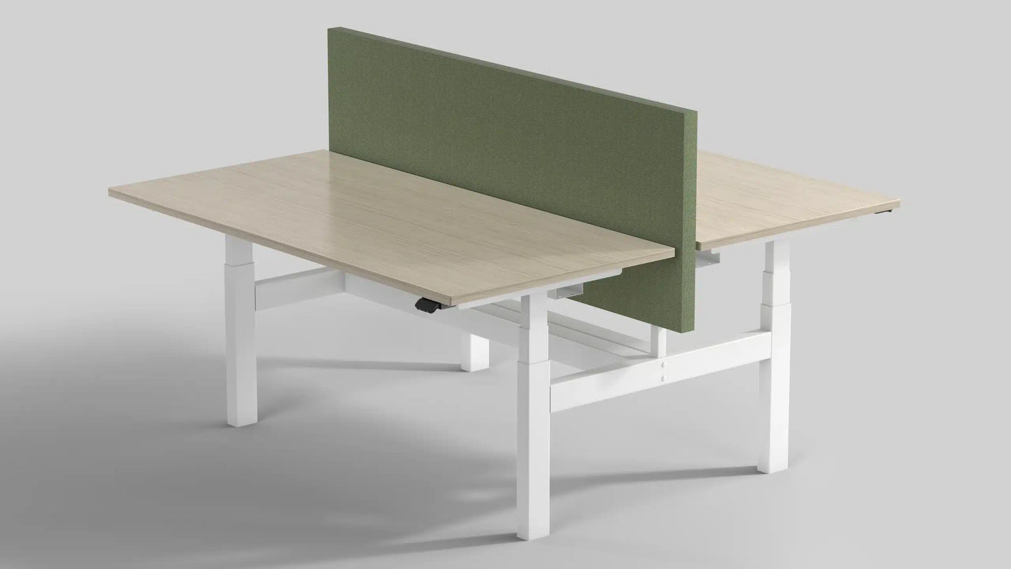 LINAK Milano Duo Height Adjustable Back-to-Back Bench Desk with Smart Control