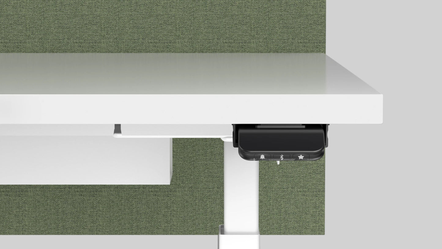 LINAK Milano Duo Height Adjustable Back-to-Back Bench Desk with Smart Control