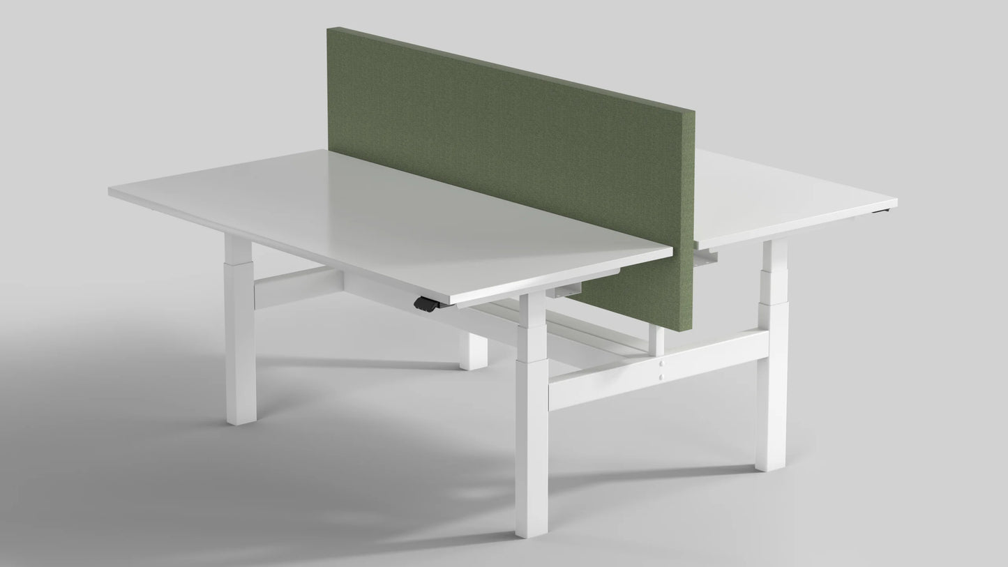 LINAK Milano Duo Height Adjustable Back-to-Back Bench Desk with Smart Control