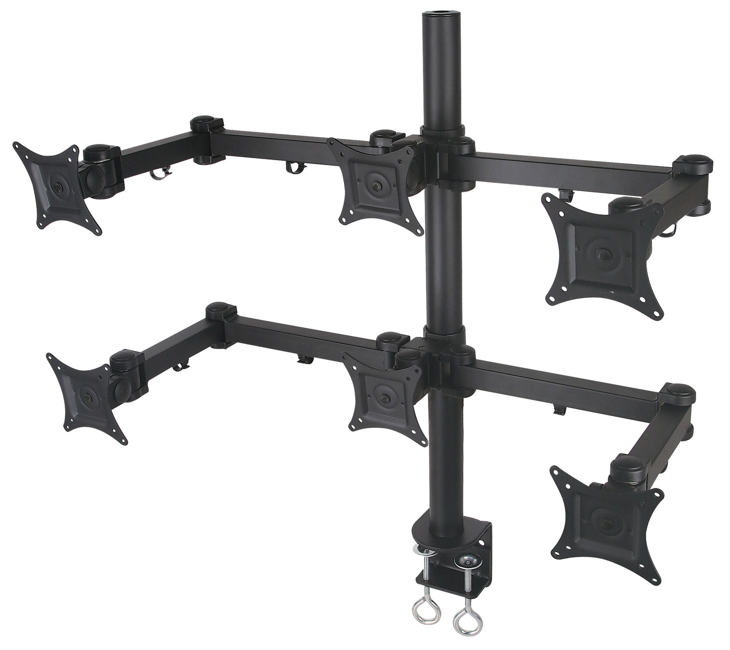 Duro Monitor Arm - 3/6 Screens, Black