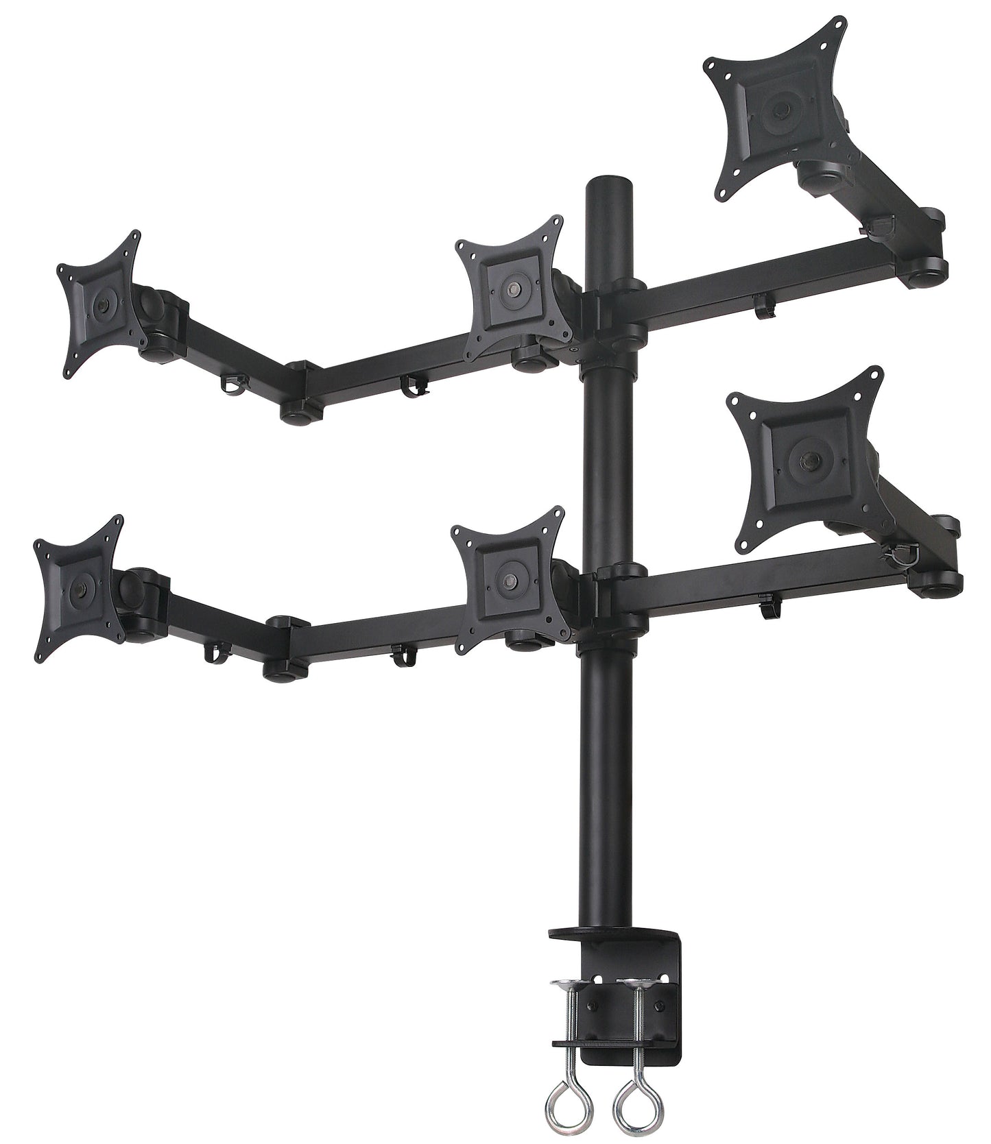 Duro Monitor Arm - 3/6 Screens, Black