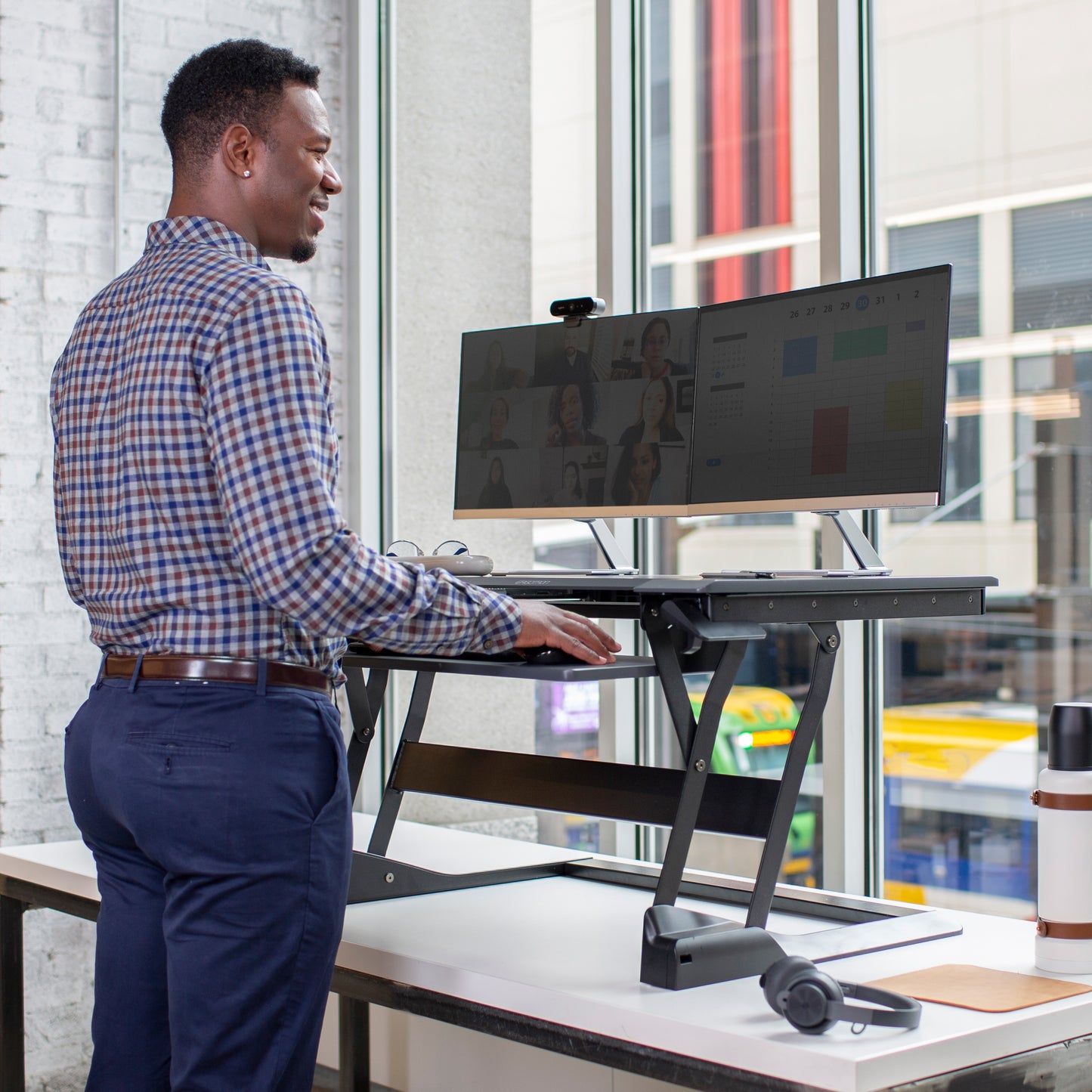 Ergotron WorkFit-TL Sit-Stand Desktop Workstation