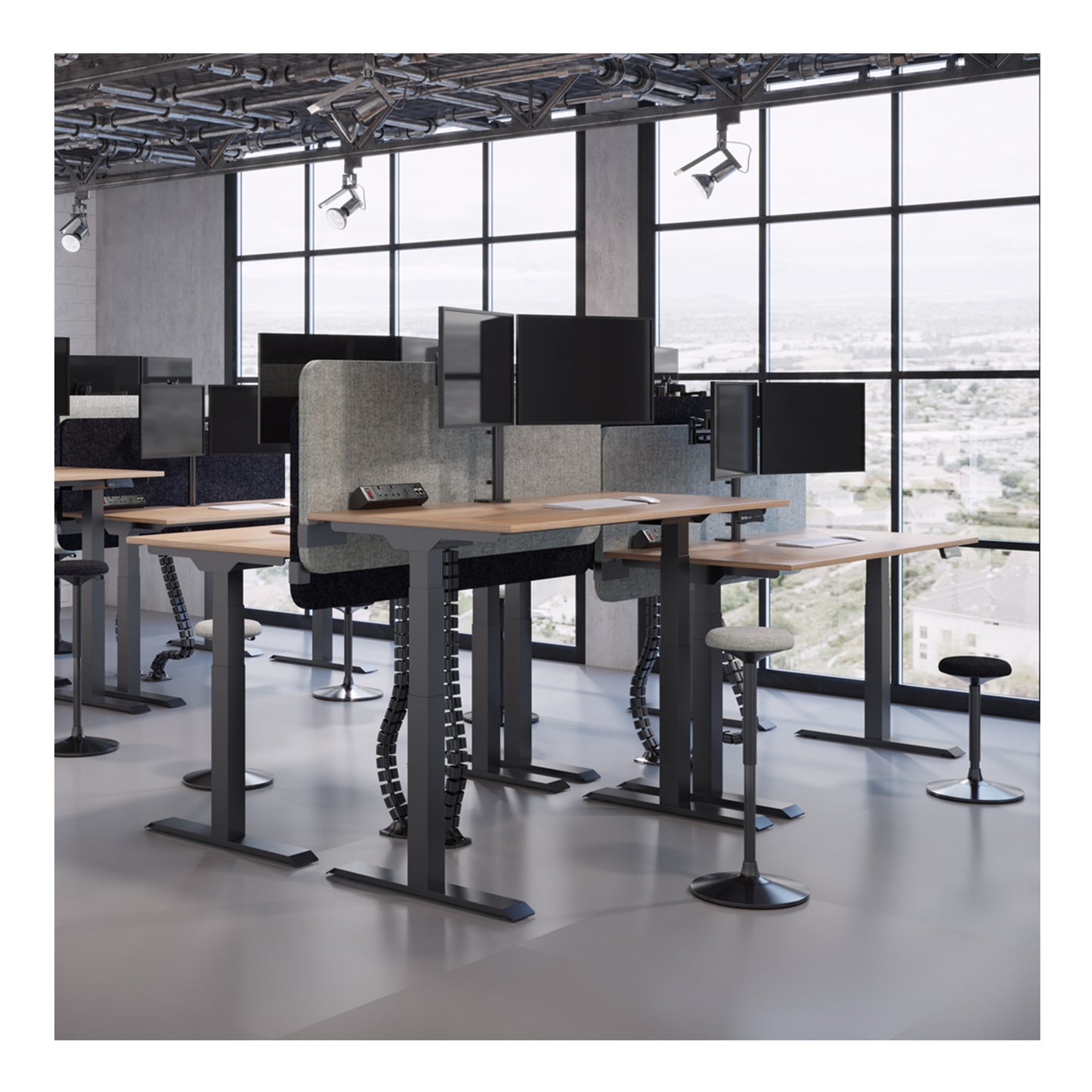 Alto 2 Electric Height Adjustable Sit Stand Desk