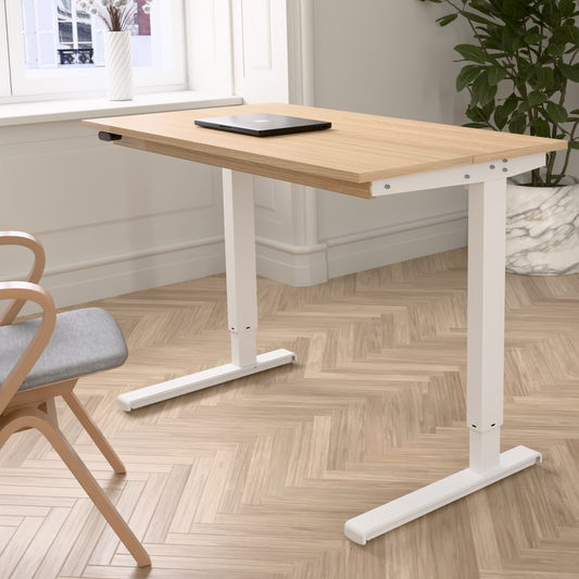 ConSet SPLIT Electric Height Adjustable Desk with Built-in Storage