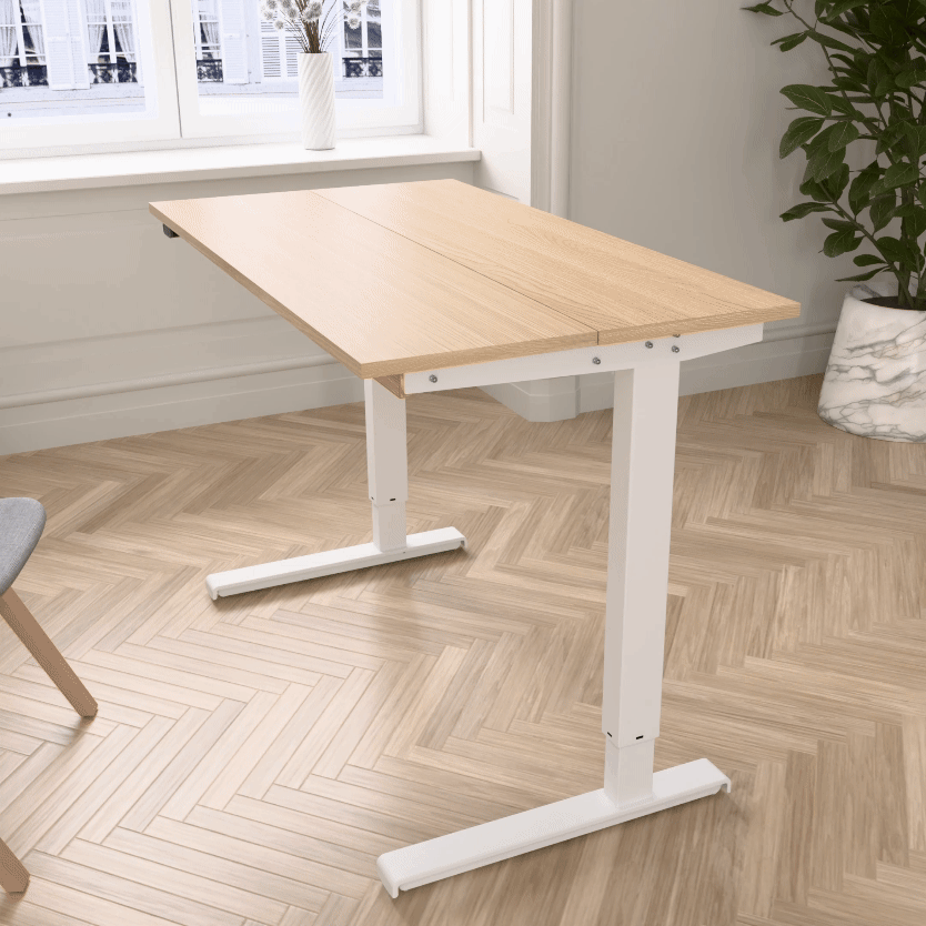 ConSet SPLIT Electric Height Adjustable Desk with Built-in Storage