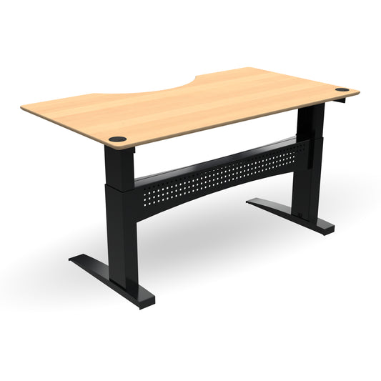ConSet 501-11 Centre Cut Height Adjustable Sit Stand Desk