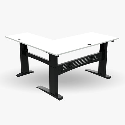 ConSet 501-11 Corner Height Adjustable Sit Stand Desk