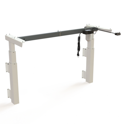 ConSet 501-39 Electric Two Column Wall Mounted Sit-Stand Desk Frame