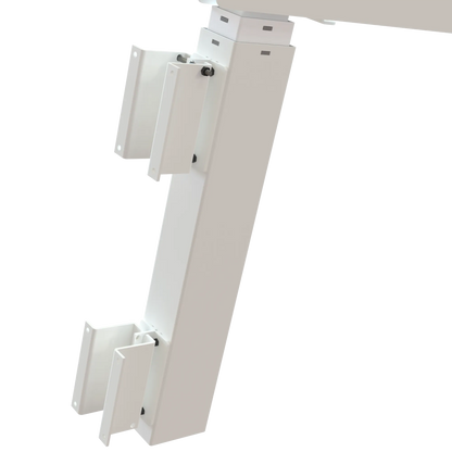 ConSet 501-39 Electric Two Column Wall Mounted Sit-Stand Desk Frame