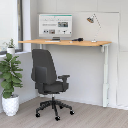 ConSet 501-39 Electric Two Column Wall Mounted Sit-Stand Desk Frame
