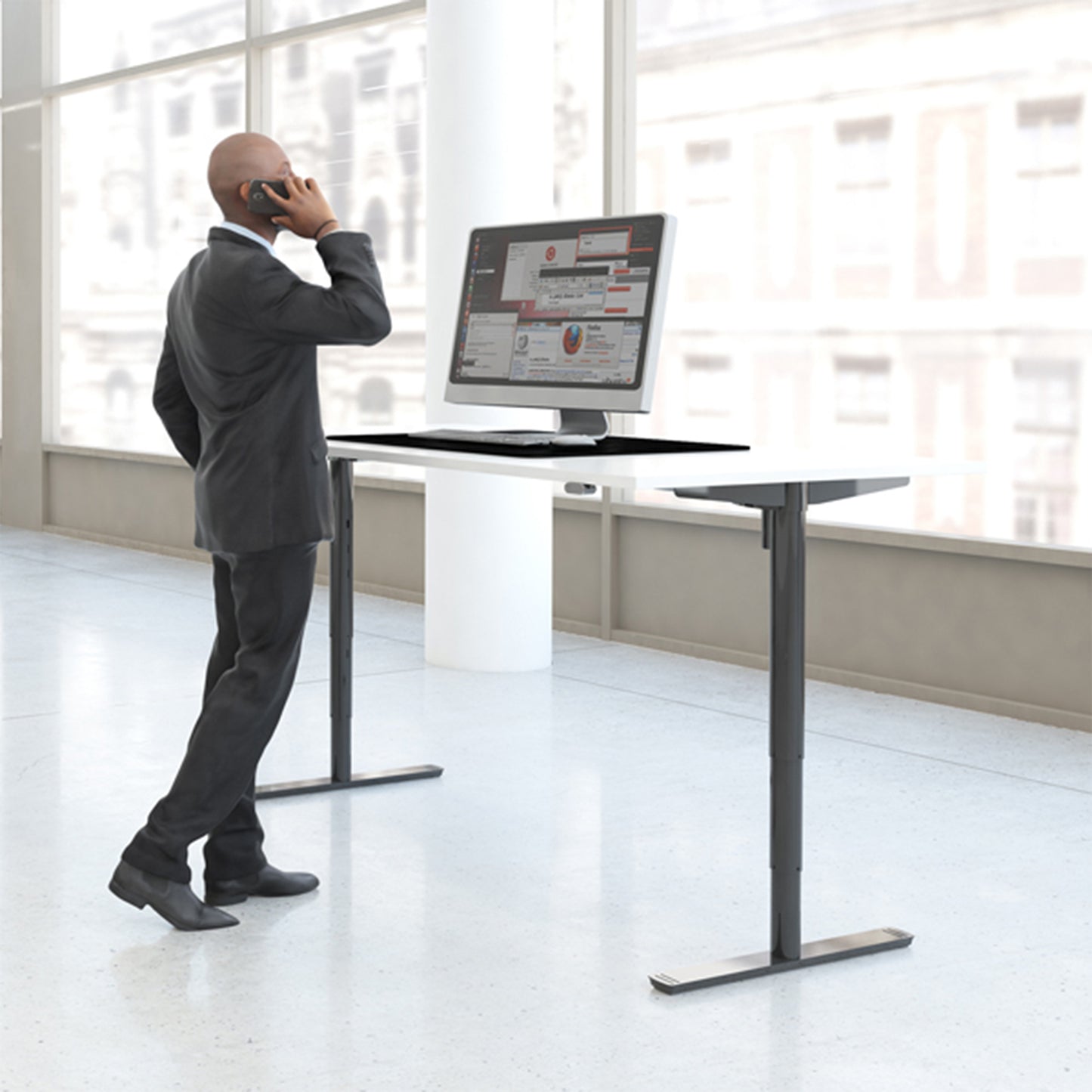 ConSet 501-49 Electric Height Adjustable Standing Desk