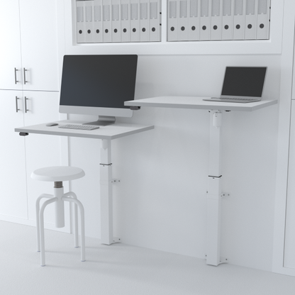 ConSet 501-9 Electric Height Adjustable Wall Mounted Desk