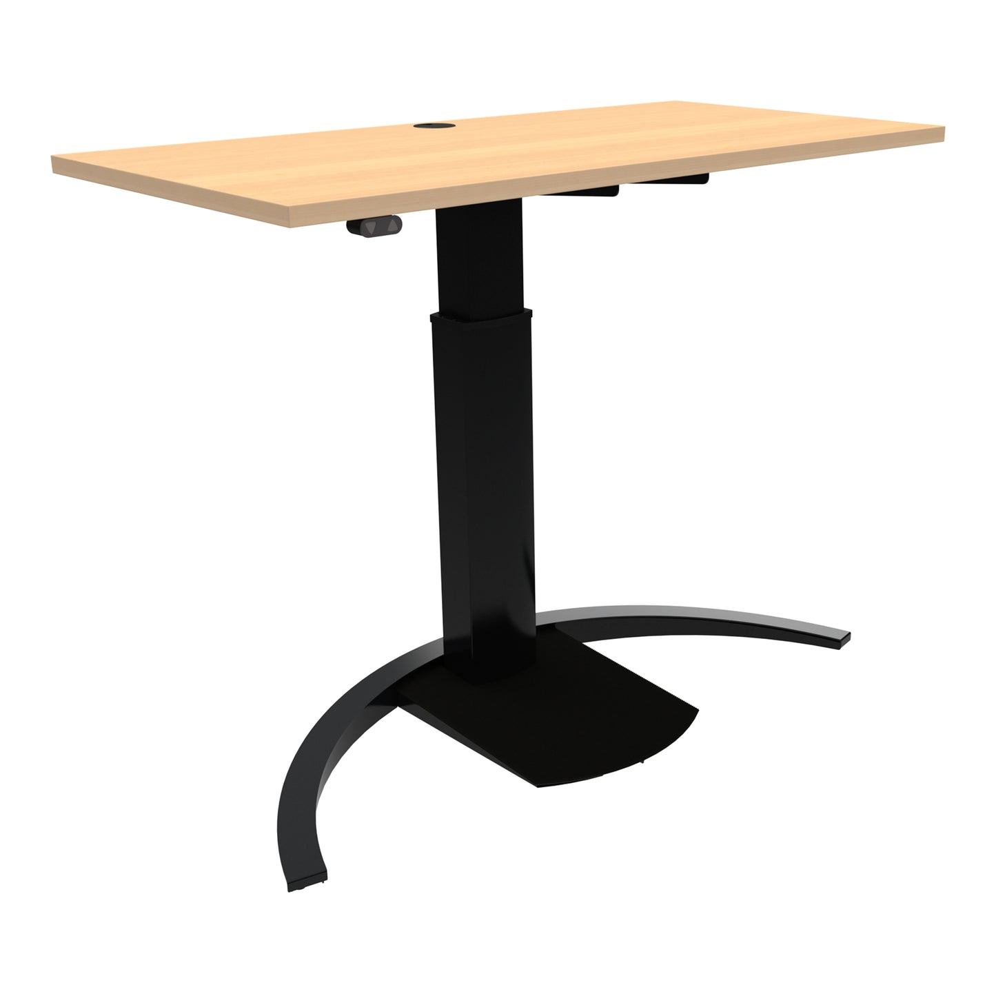 ConSet 501-19 120 Electric Height Adjustable Single Leg Sit Stand Desk
