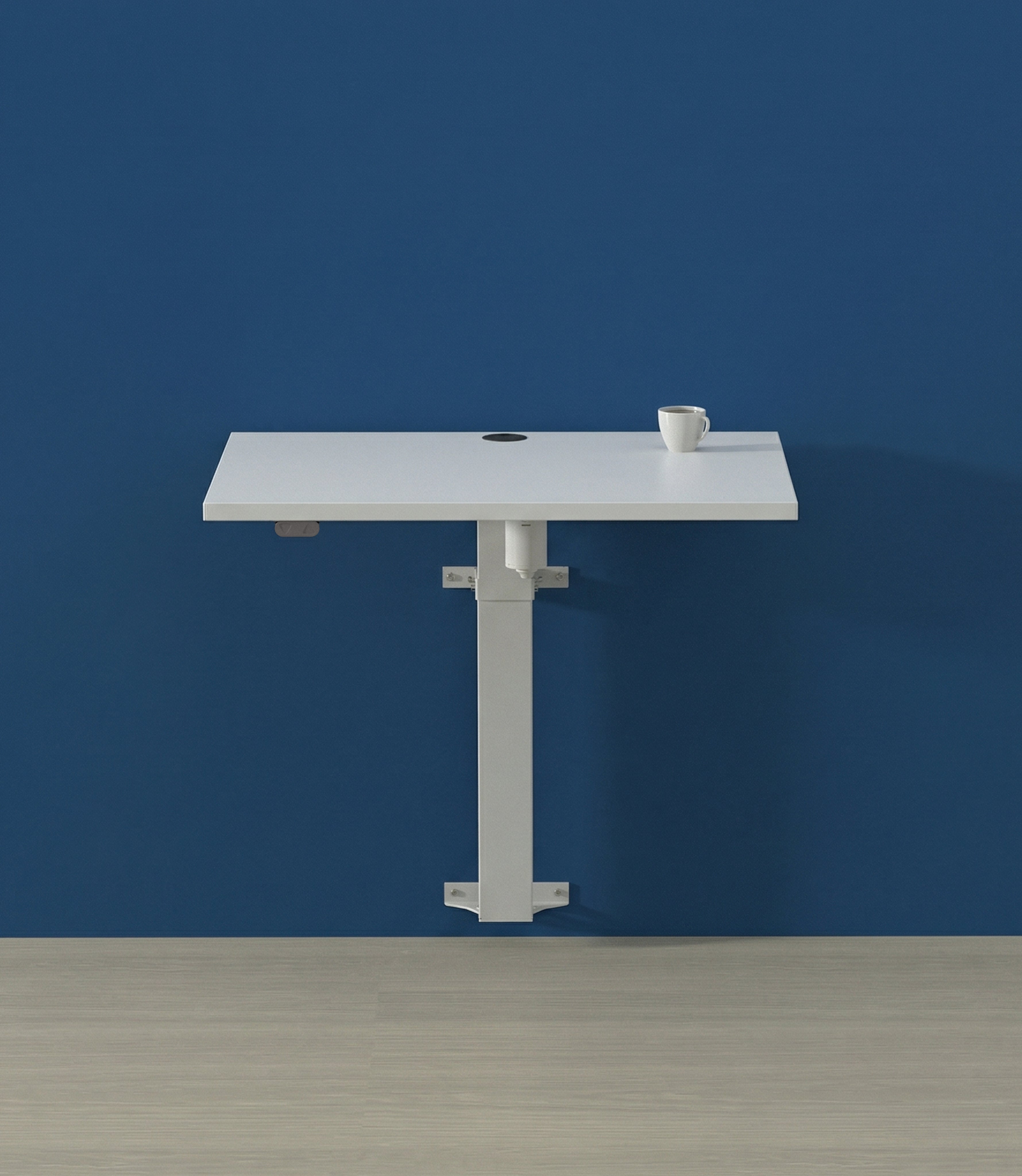 ConSet 501-9 Wall Mounted Height Adjustable Desk | From £381 | UK ...