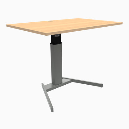 ConSet 501-19 095 Electric Height Adjustable Single Leg Sit Stand Desk