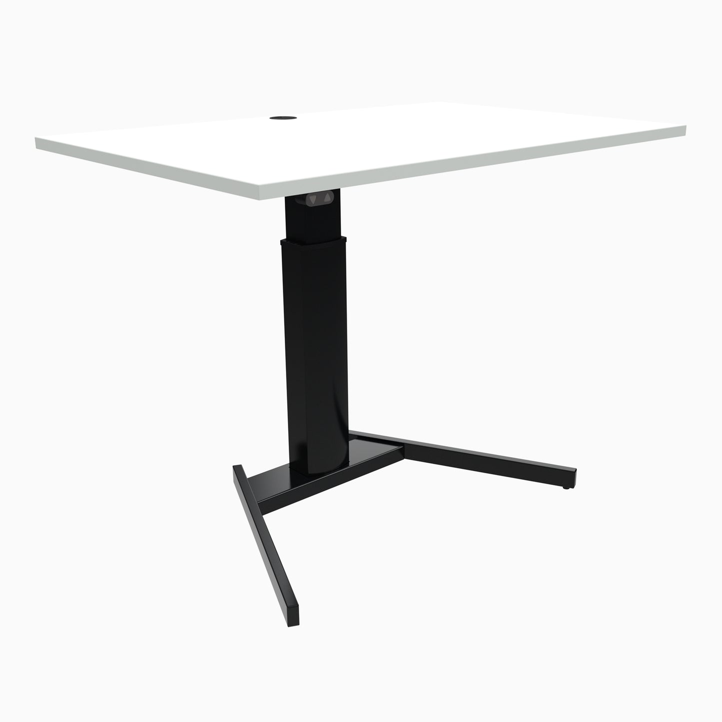 ConSet 501-19 095 Electric Height Adjustable Single Leg Sit Stand Desk