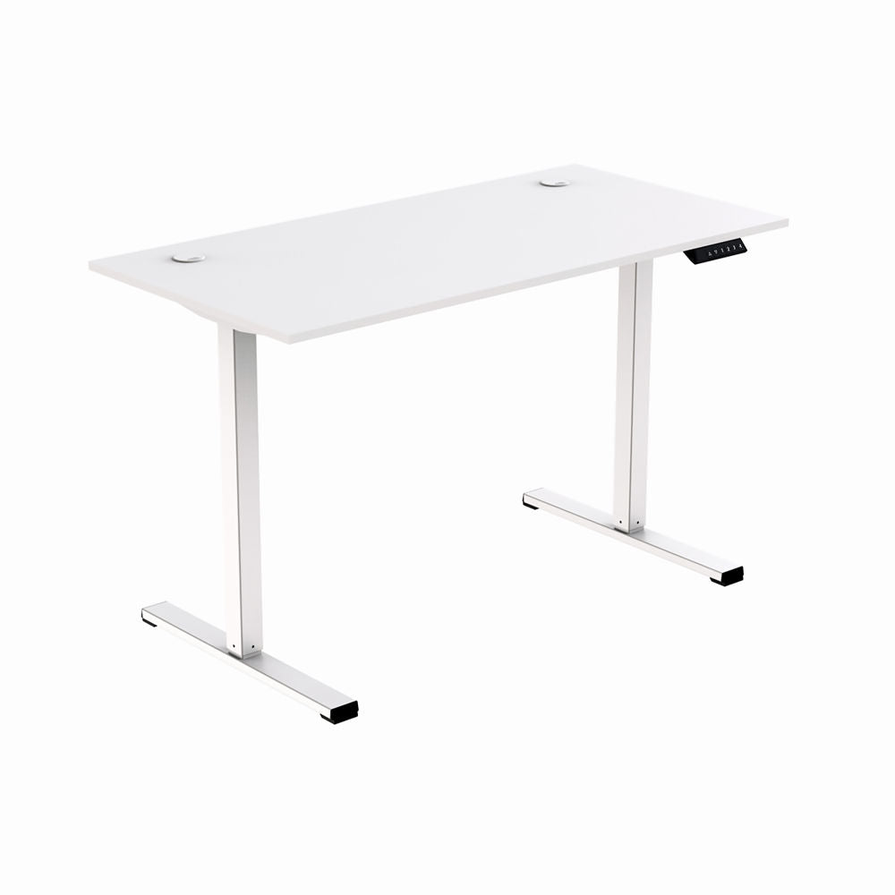 Freedom Mini White Electric Height Adjustable Standing Desk