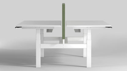 LINAK Milano Duo Height Adjustable Back-to-Back Bench Desk with Smart Control