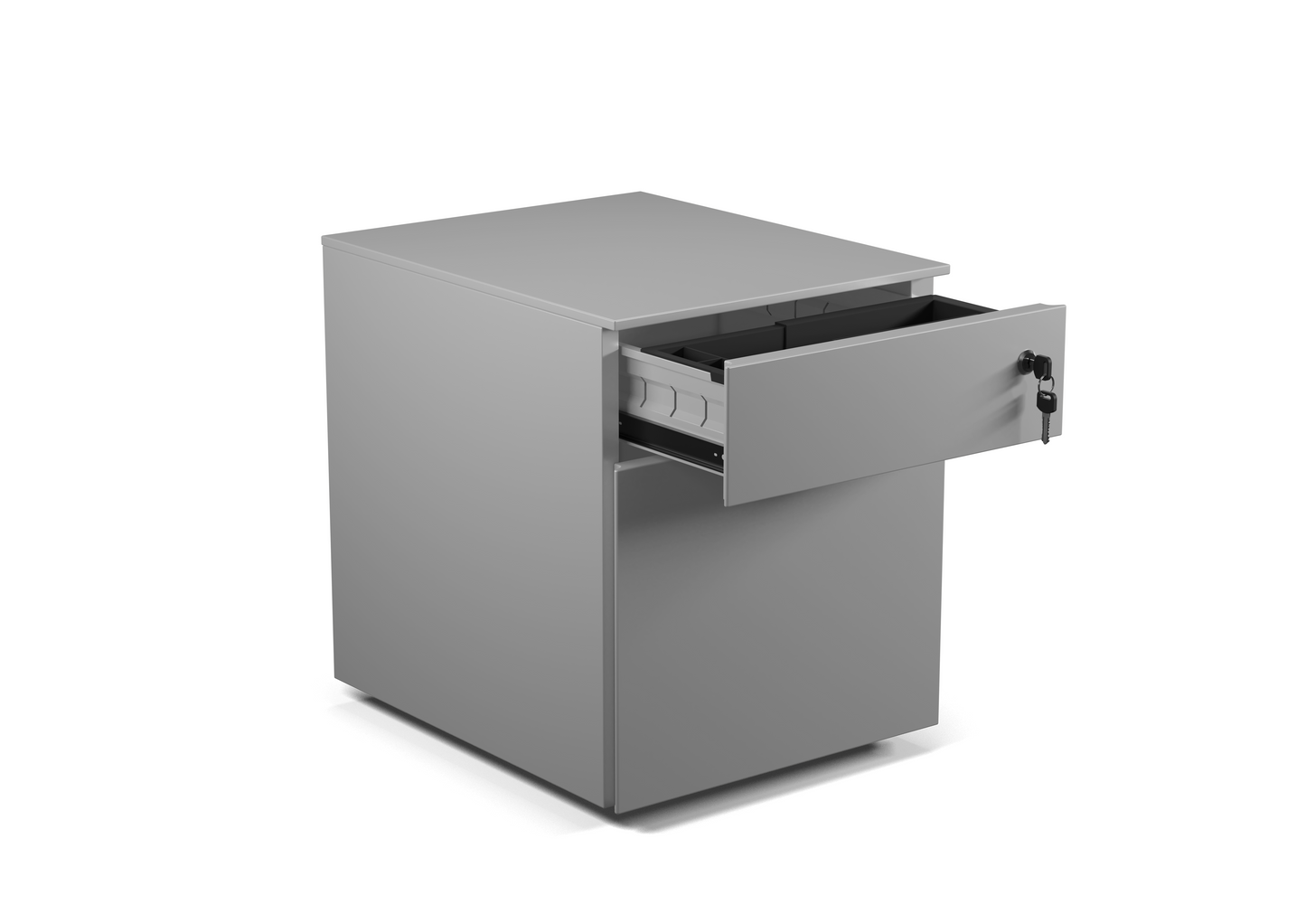 Formetiq Cube Low Mobile Steel Pedestal