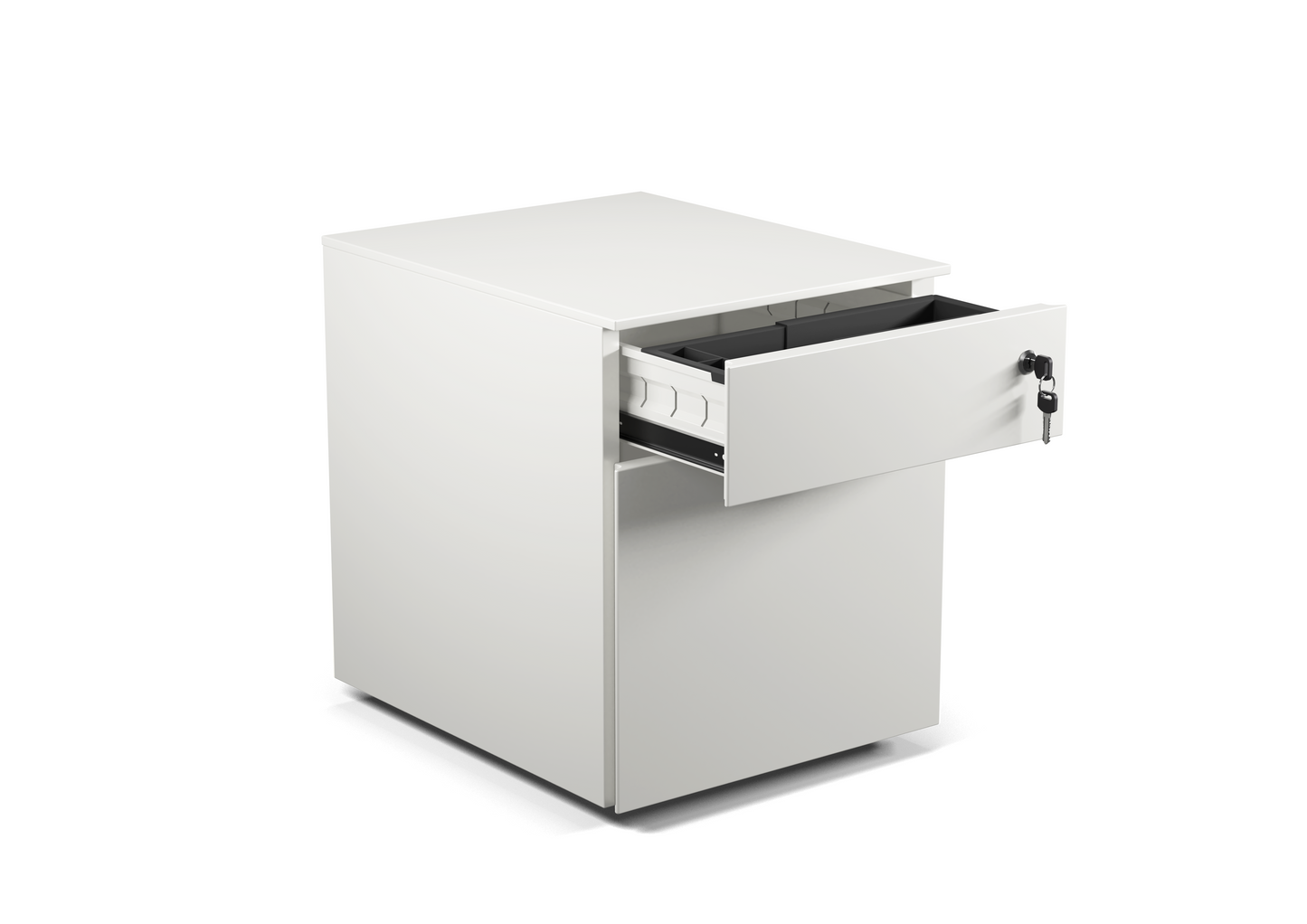 Formetiq Cube Low Mobile Steel Pedestal