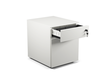 Formetiq Cube Low Mobile Steel Pedestal