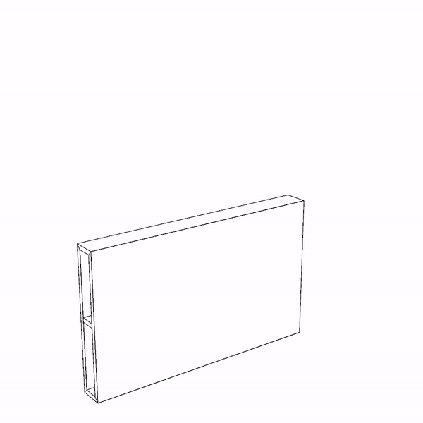 ConSet WALL Fold being folded out from wall - deployment sequence