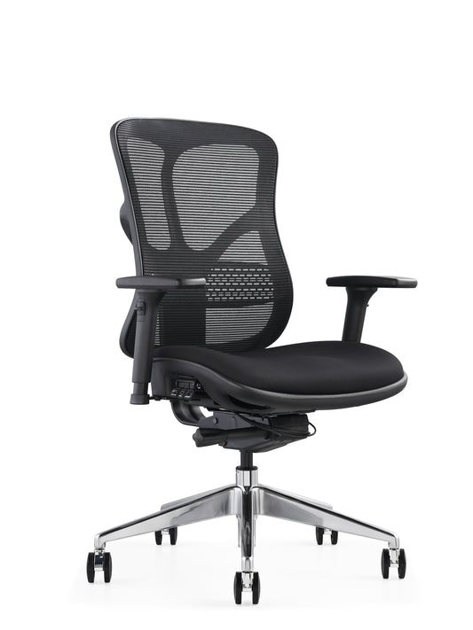 F94 Ergonomic Office Chair - Mesh Back, Fabric Seat