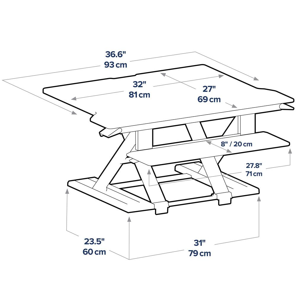 Ergotron WorkFit-TX Sit-Stand Desktop Workstation