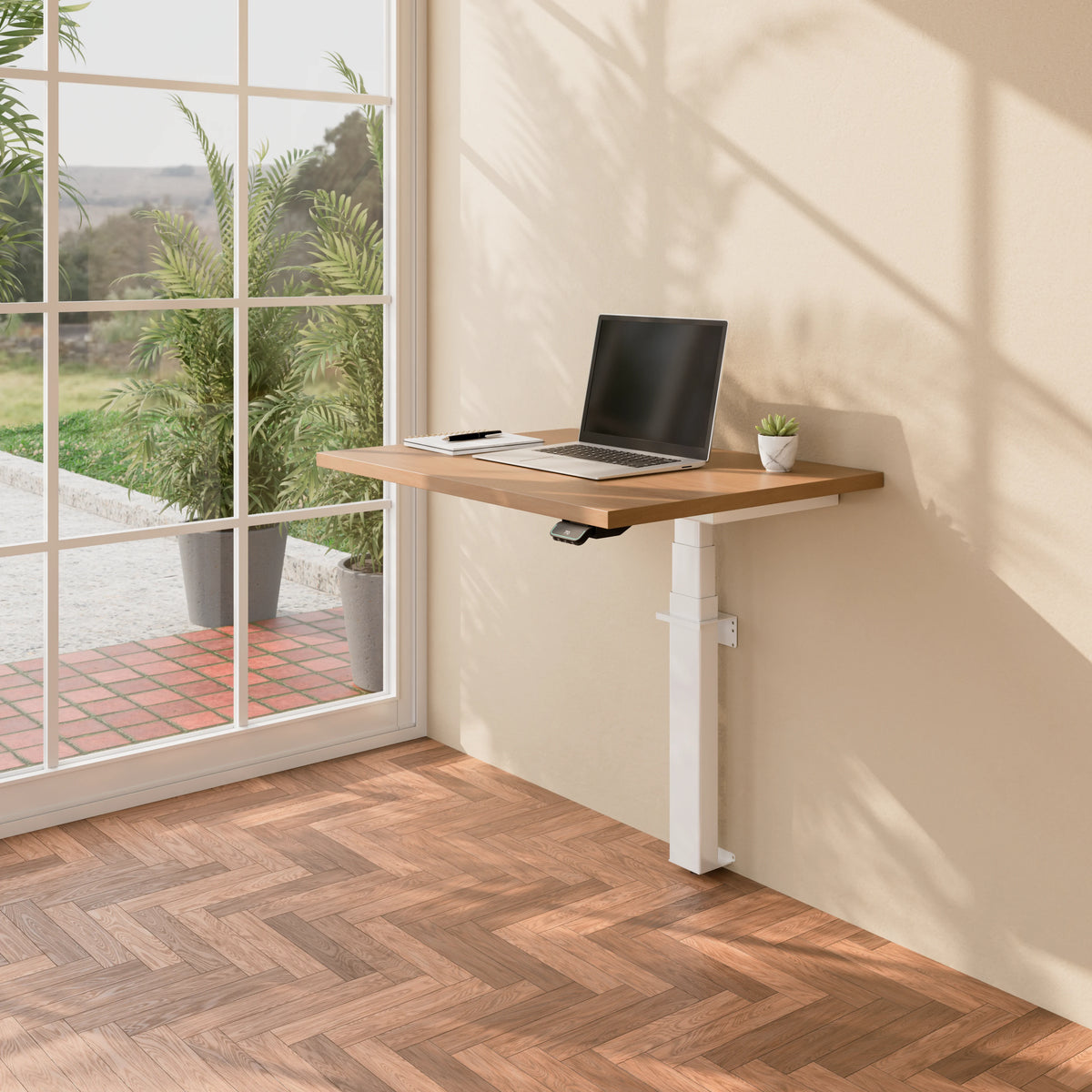 LINAK WALL Solo — Compact Wall-Mounted Standing Desk