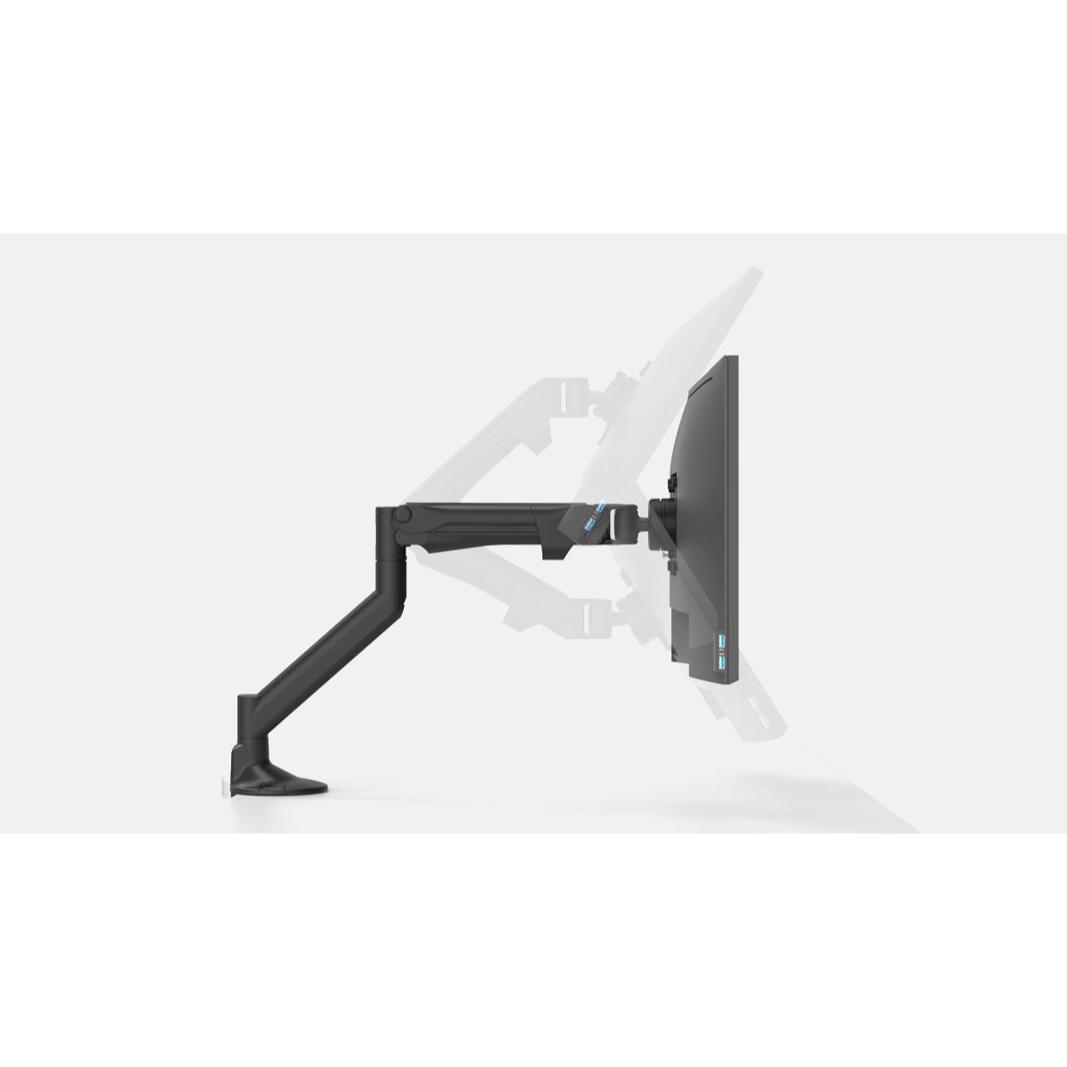 Levo Gas Lift Monitor Arm, Single Screen